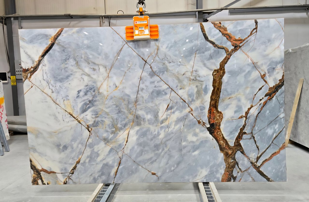 Glacier Fire Marble